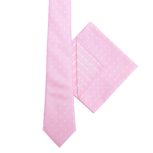Black Mixed Pattern Tie and Pocket Square 3pc Gift Box Set