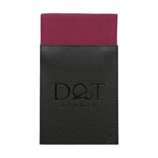 Aubergine Purple Plain Twill Pre-Folded Pocket Square Fold