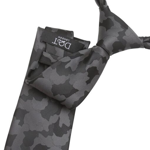 Black Camouflage Tie