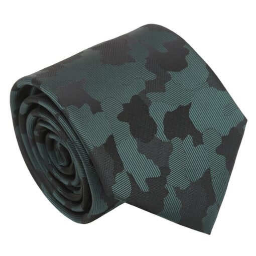 Green Camouflage Tie