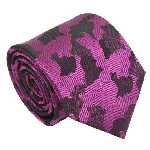 Purple Camouflage Tie