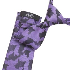 Violet Camouflage Tie