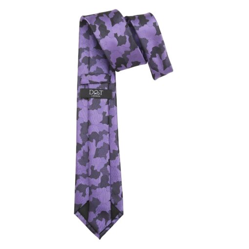 Violet Camouflage Tie