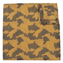 Baby Blue Camouflage Pocket Square