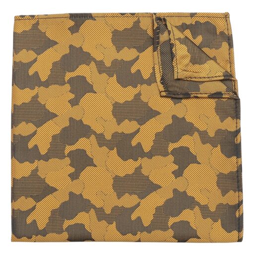 Baby Blue Camouflage Pocket Square