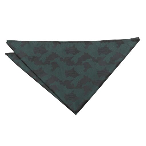 Baby Blue Camouflage Pocket Square