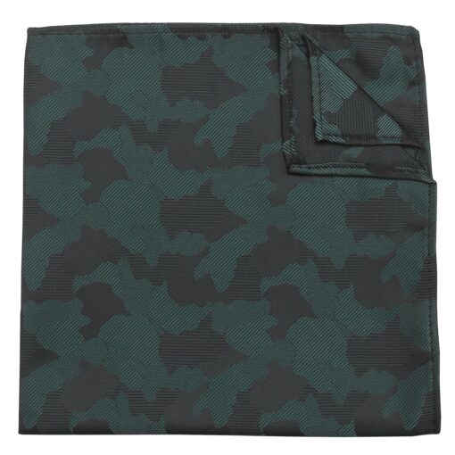 Baby Blue Camouflage Pocket Square