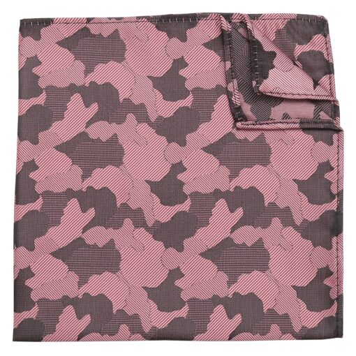 Baby Blue Camouflage Pocket Square