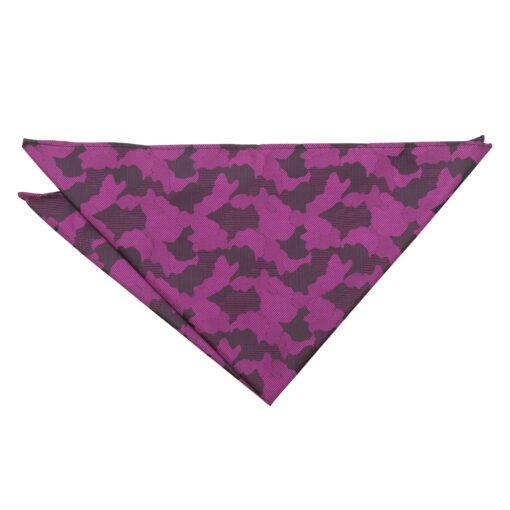 Baby Blue Camouflage Pocket Square