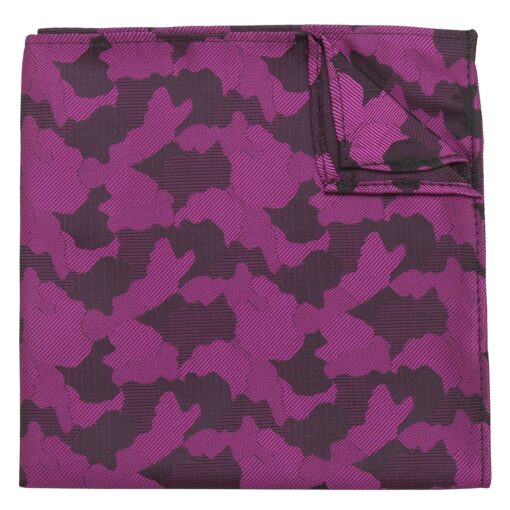 Baby Blue Camouflage Pocket Square