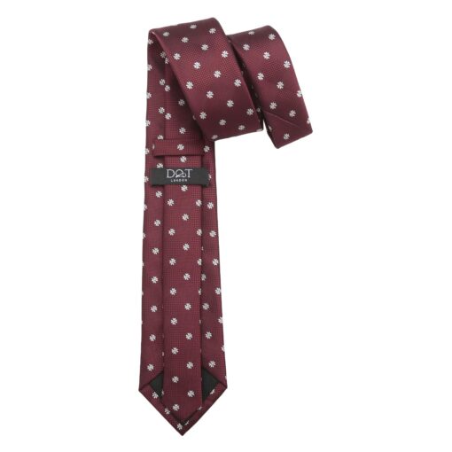 Black Floral Daisy Tie