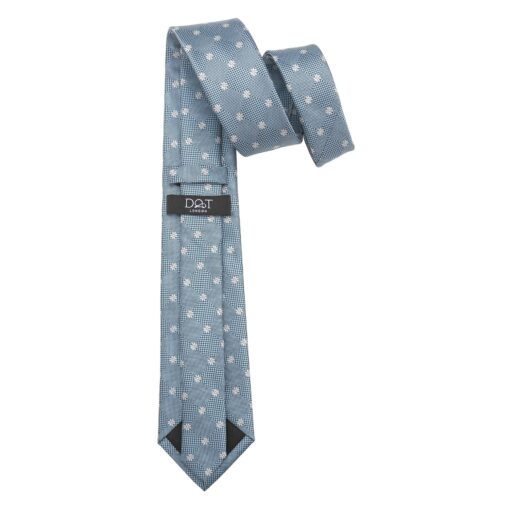Black Floral Daisy Tie