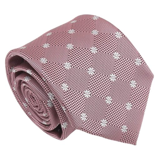 Black Floral Daisy Tie