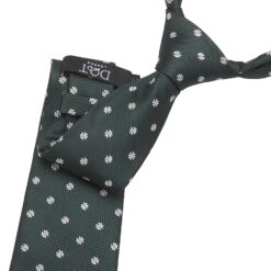 Black Floral Daisy Tie