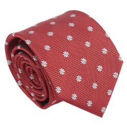 Black Floral Daisy Tie