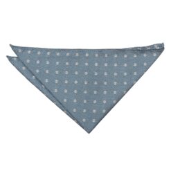 Black Floral Daisy Pocket Square