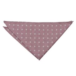 Black Floral Daisy Pocket Square