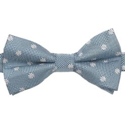 Black Floral Daisy Pre-Tied Bow Tie