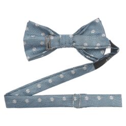 Black Floral Daisy Pre-Tied Bow Tie