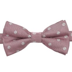 Black Floral Daisy Pre-Tied Bow Tie