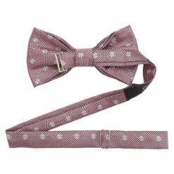 Black Floral Daisy Pre-Tied Bow Tie