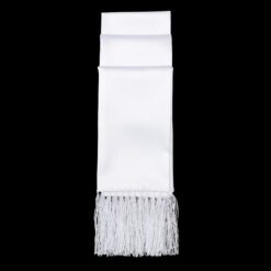 White Satin Dress Scarf