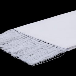 White Satin Dress Scarf