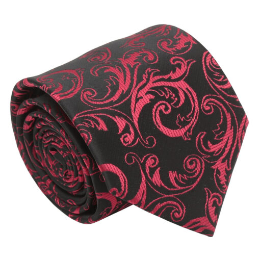 Black & Gold Filigree Tie