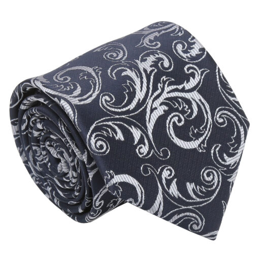 Black & Gold Filigree Tie