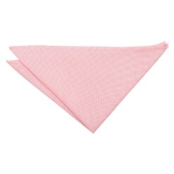 Baby Pink Plain Matt Pocket Square
