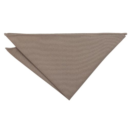 Olive Plain Matt Pocket Square