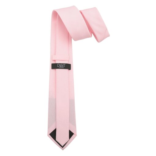 Baby Pink Plain Matt Tie