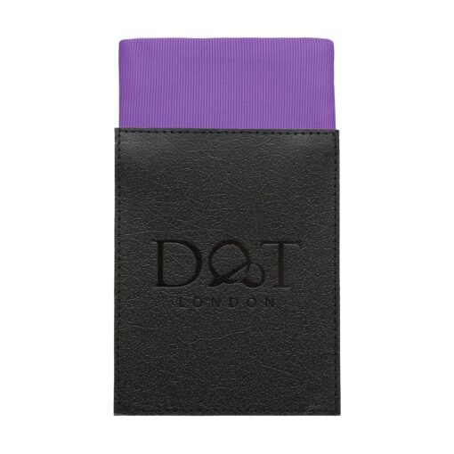 Aubergine Purple Plain Twill Pre-Folded Pocket Square Fold