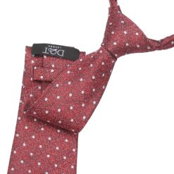 Red Melange Polka Dot Tie