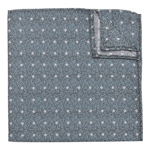 Dusty Pink Melange Polka Dot Pocket Square