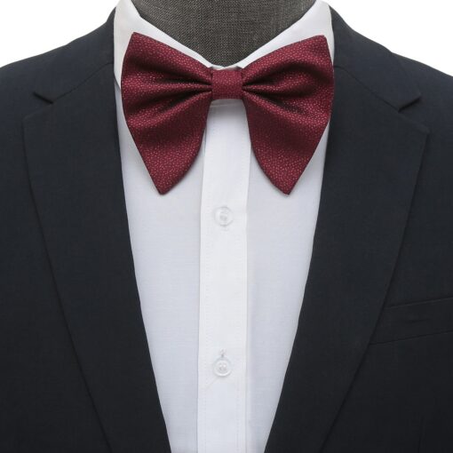 Baby Pink Metallic Pre-Tied Bow Tie