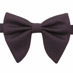 Baby Pink Metallic Pre-Tied Bow Tie