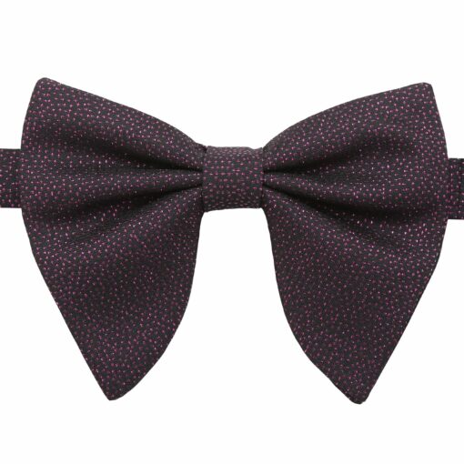 Baby Pink Metallic Pre-Tied Bow Tie