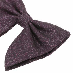 Baby Pink Metallic Pre-Tied Bow Tie