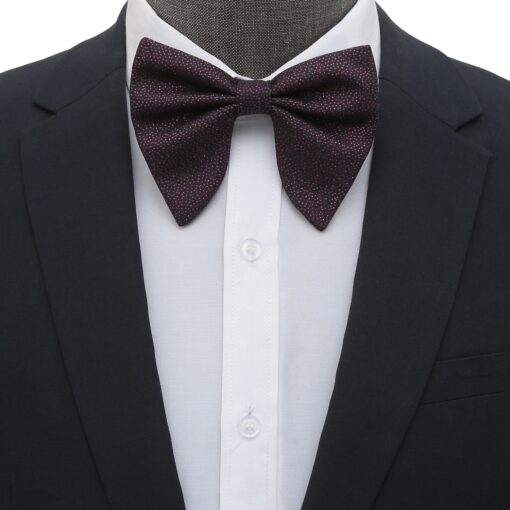 Baby Pink Metallic Pre-Tied Bow Tie