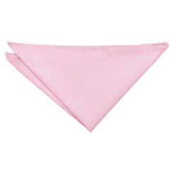 Baby Pink Metallic Pocket Square