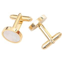 Black Enamel Dress Cufflinks