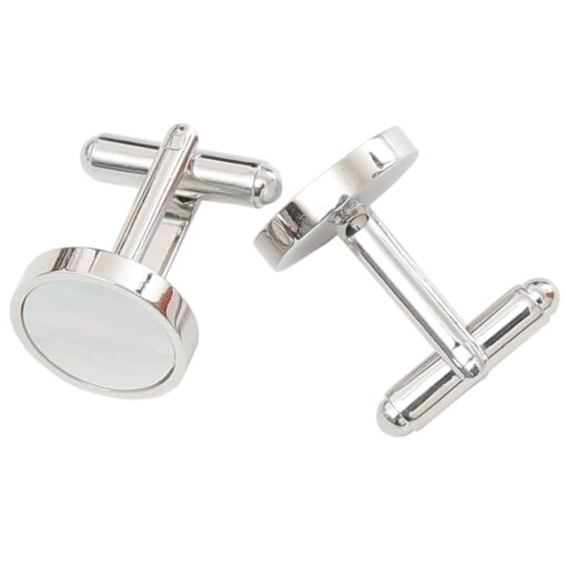 Black Enamel Dress Cufflinks