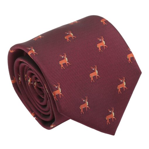 Navy Bee Embroidered Tie