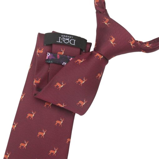 Navy Bee Embroidered Tie