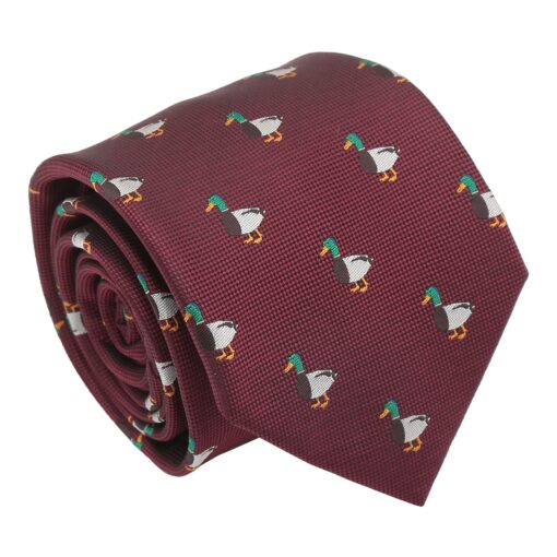 Navy Bee Embroidered Tie