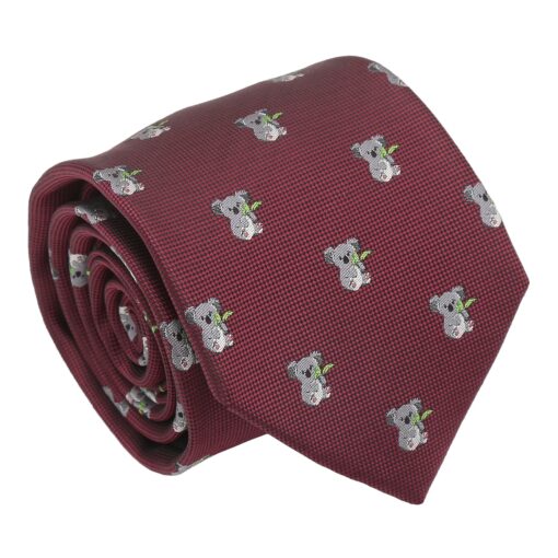 Navy Bee Embroidered Tie