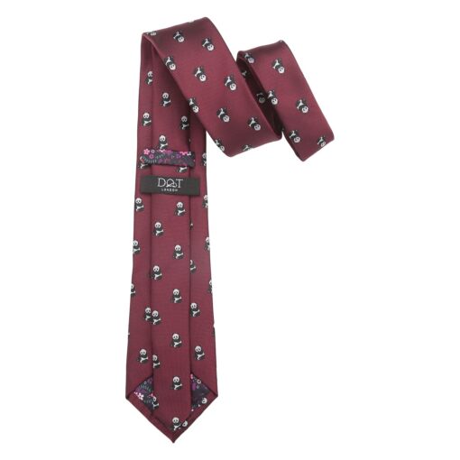 Navy Bee Embroidered Tie