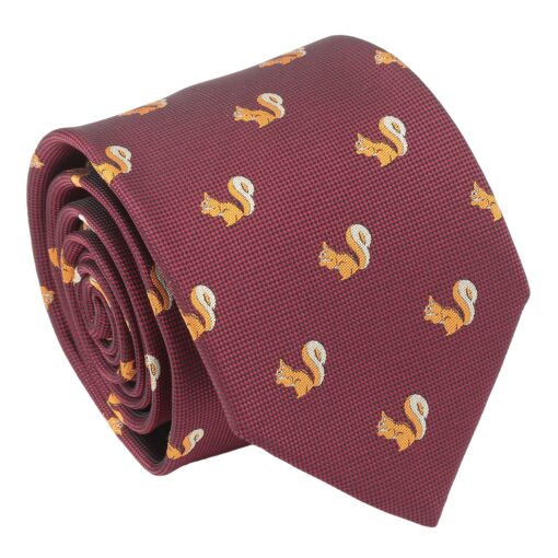 Navy Bee Embroidered Tie