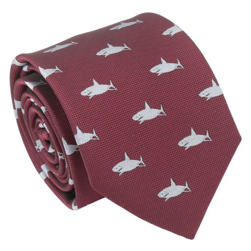 Navy Bee Embroidered Tie